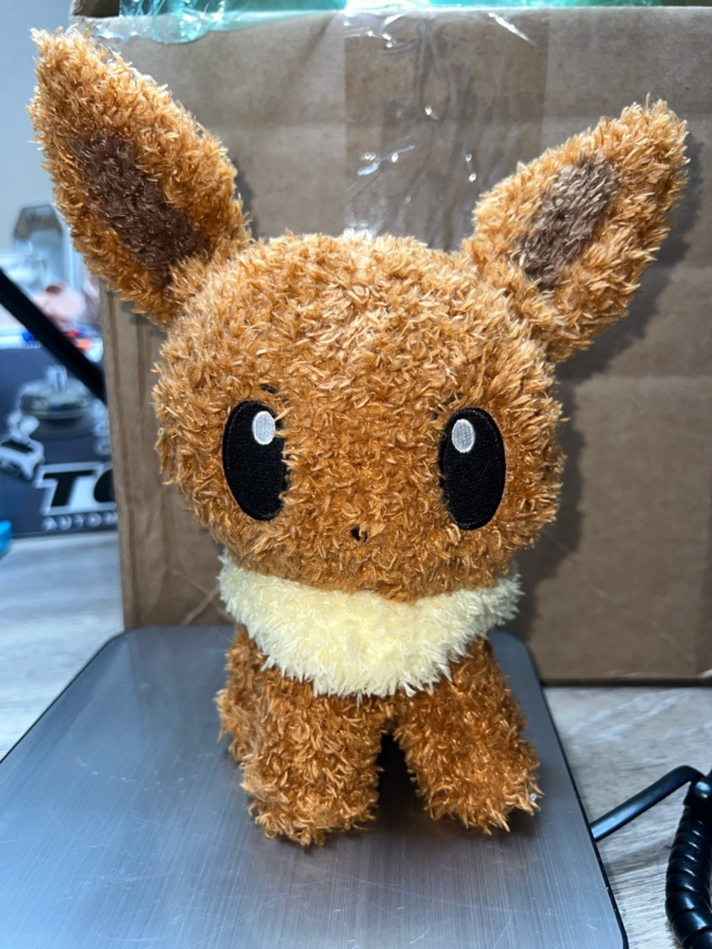 Eevee Pokemon Sekiguchi MokoMoko Beanie Plush 9" New Color Doll Japan Preowned
